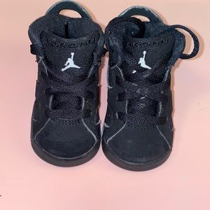 Black toddler Jordan 6’s